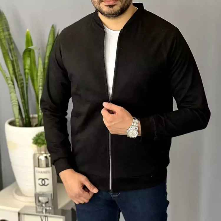 سویشرت مخمل سوییت مردانه درجه یک اورجینال ترک