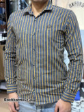 پیراهن آستین بلند مردانه مدل راه راه بدون جیب رنگبندی متنوع بالا اورجینال ترک