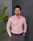 پیراهن آستین بلند تک رنگ مردانه ارجینال