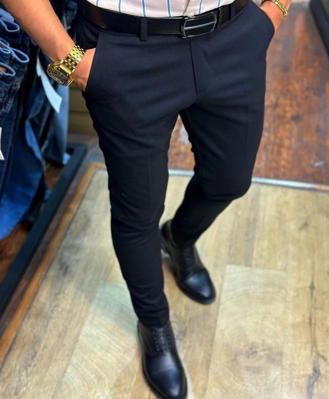 شلوار پارچه ای سابله مشکی فول کش اسپرت درجه یک تضمینی برند :Gucci-ارجینال