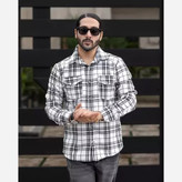 پیراهن پشمی مردانه اورجینال POLO پولو چهارخانه دو جیب
