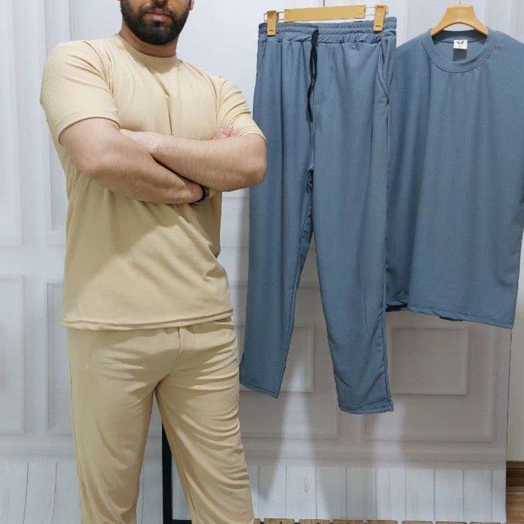ست تیشرت و شلوار مراکشی یقه گرد کاری خاص و کمیاب